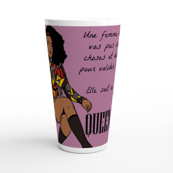 Tasse afro colorée - Glam queen