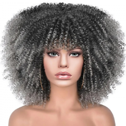 Aya: magnifique perruque Curly synthétique - 16 Pouces