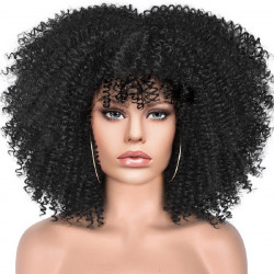Kumba: magnifique perruque Curly synthétique - 16 Pouces