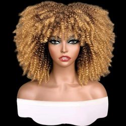 Aida: magnifique perruque Curly synthétique - 16 Pouces
