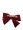 Barrette Noeud Velours Cotele Rouge