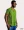 Chemise hawaïenne mixte en wax pur coton -6reine vert- jaune