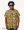 Chemise hawaïenne mixte en wax pur coton -Enigma- jaune or